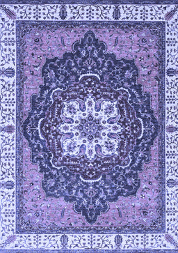 Abstract Blue Modern Rug, abs3124blu