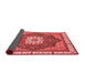 Abstract Red Modern Area Rugs