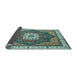 Sideview of Abstract Light Blue Modern Rug, abs3124lblu