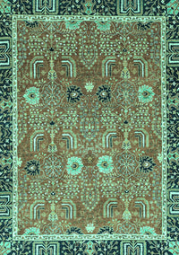 Oriental Turquoise Traditional Rug, abs3125turq