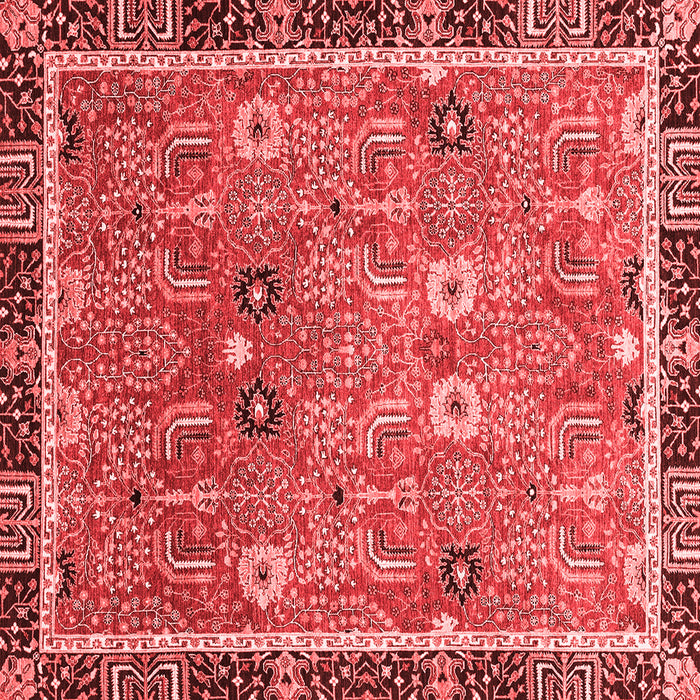 Machine Washable Oriental Red Traditional Rug, wshabs3125red