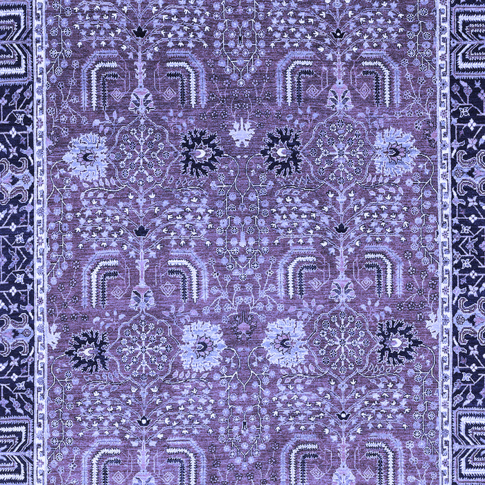 Machine Washable Oriental Blue Traditional Rug, wshabs3125blu