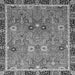 Square Oriental Gray Traditional Rug, abs3125gry