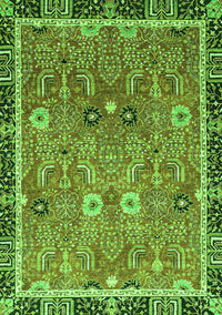 Oriental Green Traditional Rug, abs3125grn