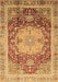 Machine Washable Abstract Brown Modern Rug, wshabs3126brn