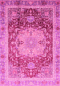 Abstract Pink Modern Rug, abs3126pnk