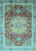 Machine Washable Abstract Light Blue Modern Rug, wshabs3126lblu