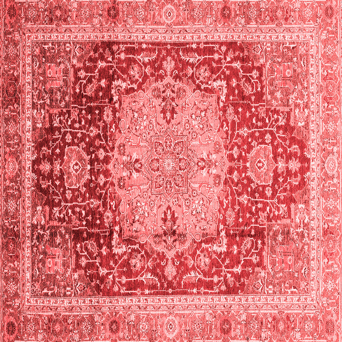 Machine Washable Abstract Red Modern Rug, wshabs3126red