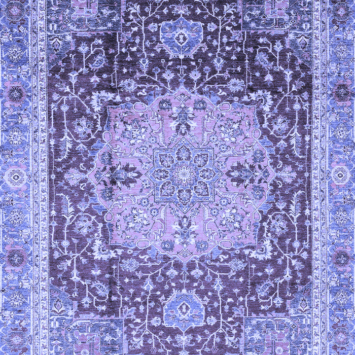 Abstract Blue Modern Rug, abs3126blu