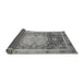 Sideview of Abstract Gray Modern Rug, abs3126gry