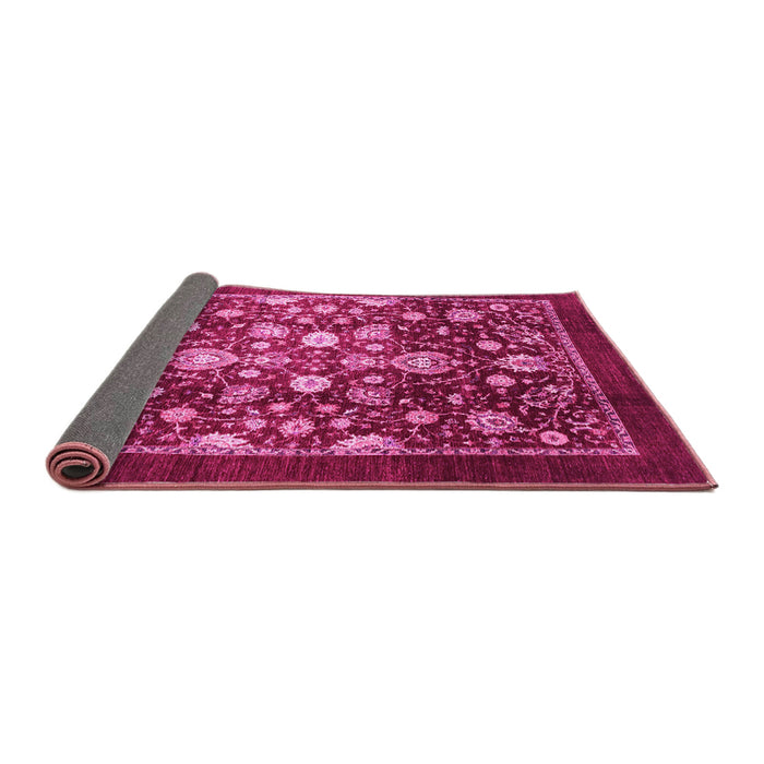 Sideview of Abstract Pink Modern Rug, abs3127pnk