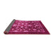 Sideview of Abstract Pink Modern Rug, abs3127pnk