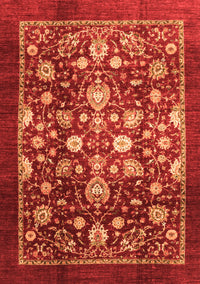 Abstract Orange Modern Rug, abs3127org