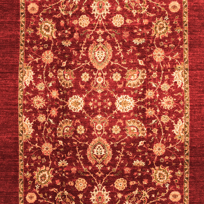 Abstract Orange Modern Rug, abs3127org