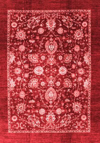 Abstract Red Modern Rug, abs3127red