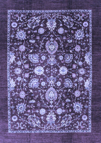 Abstract Blue Modern Rug, abs3127blu