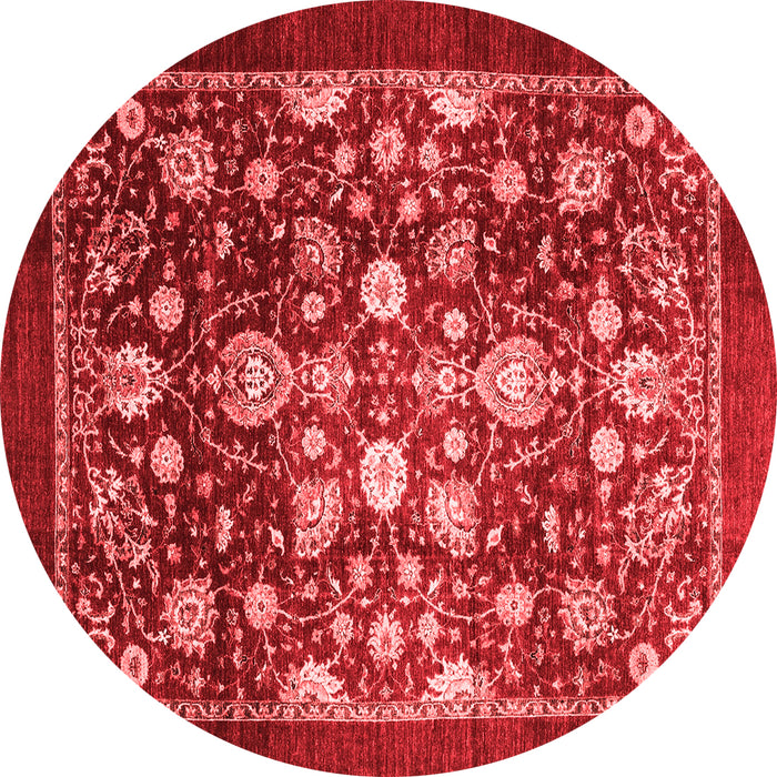 Machine Washable Abstract Red Modern Rug, wshabs3127red