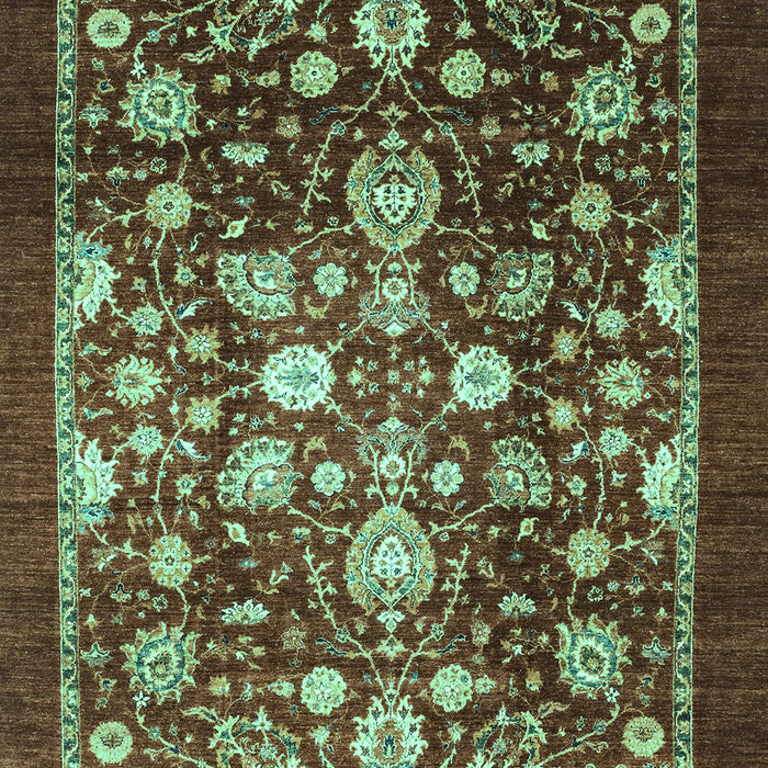 Abstract Turquoise Modern Rug, abs3127turq