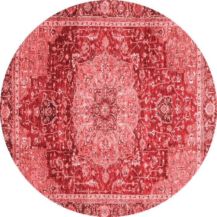 Machine Washable Persian Red Traditional Rug, wshabs3128red