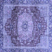 Square Persian Blue Traditional Rug, abs3128blu