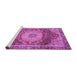 Sideview of Machine Washable Persian Purple Traditional Area Rugs, wshabs3128pur