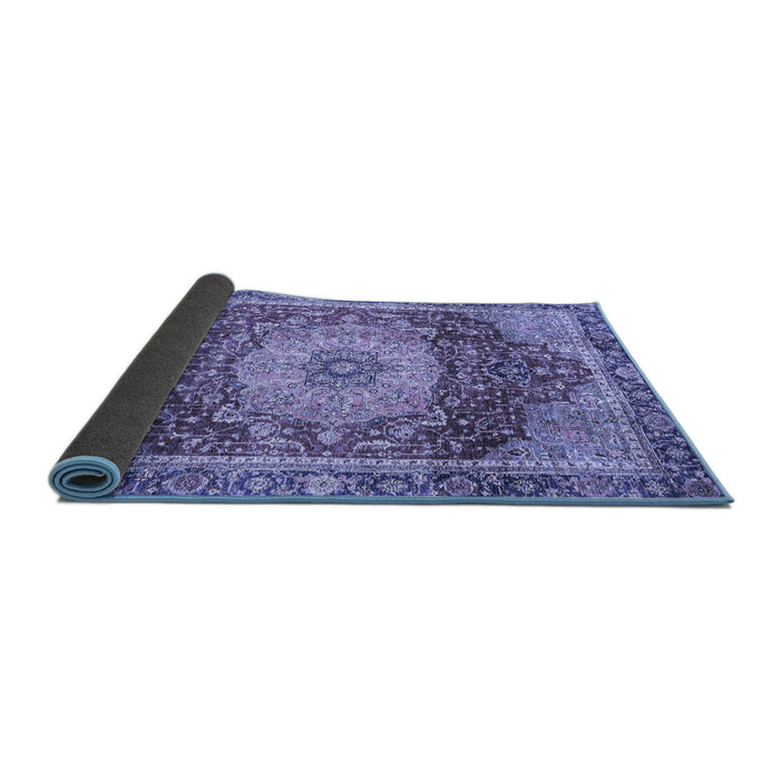 Sideview of Persian Blue Traditional Rug, abs3128blu