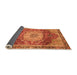 Sideview of Persian Orange Traditional Rug, abs3128org