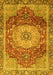 Machine Washable Persian Yellow Traditional Rug, wshabs3128yw