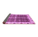 Sideview of Oriental Purple Traditional Rug, abs3129pur