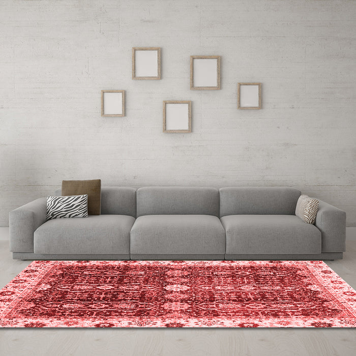 Traditional Red Washable Rugs