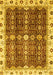 Oriental Yellow Traditional Rug, abs3129yw