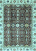 Oriental Light Blue Traditional Rug, abs3129lblu