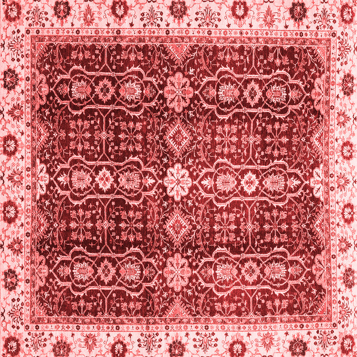 Machine Washable Oriental Red Traditional Rug, wshabs3129red