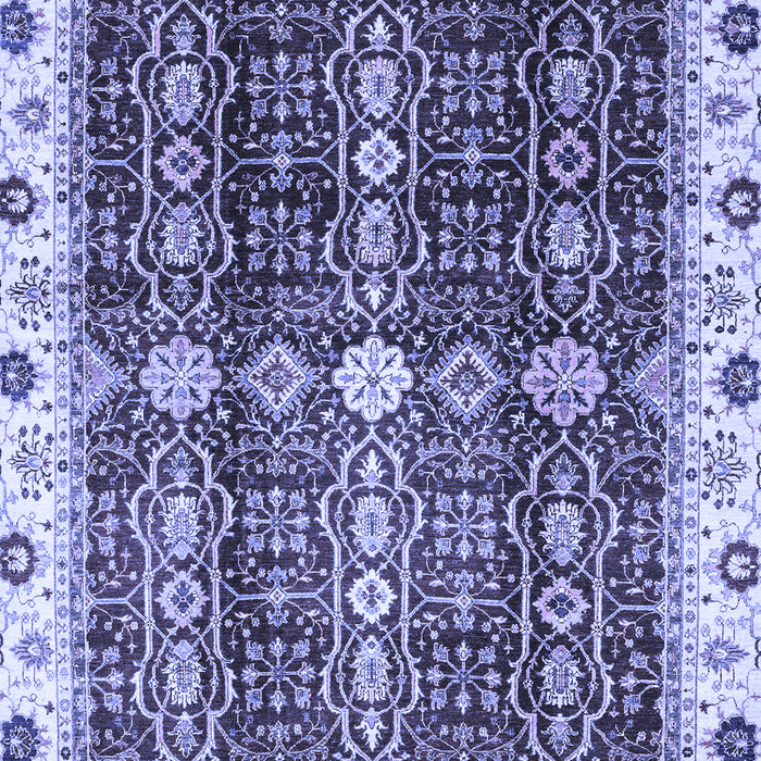Machine Washable Oriental Blue Traditional Rug, wshabs3129blu