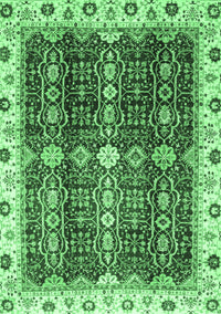 Oriental Emerald Green Traditional Rug, abs3129emgrn