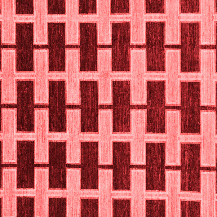 Machine Washable Abstract Red Modern Rug, wshabs312red