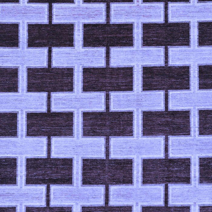 Machine Washable Abstract Blue Modern Rug, wshabs312blu