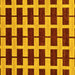 Square Abstract Yellow Modern Rug, abs312yw