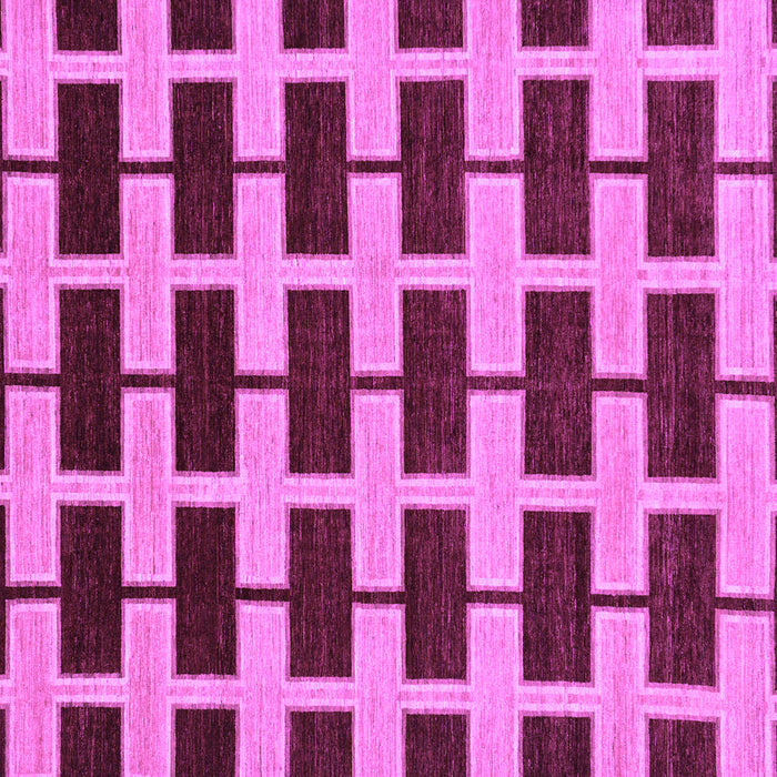 Square Machine Washable Abstract Purple Modern Area Rugs, wshabs312pur