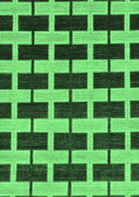 Abstract Emerald Green Modern Rug, abs312emgrn