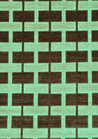 Abstract Turquoise Modern Rug, abs312turq