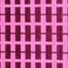 Square Machine Washable Abstract Pink Modern Rug, wshabs312pnk