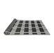 Sideview of Abstract Gray Modern Rug, abs312gry