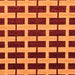 Square Abstract Orange Modern Rug, abs312org