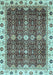 Machine Washable Abstract Light Blue Modern Rug, wshabs3130lblu