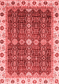 Abstract Red Modern Rug, abs3130red