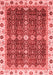 Abstract Red Modern Area Rugs