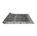 Sideview of Abstract Gray Modern Rug, abs3130gry