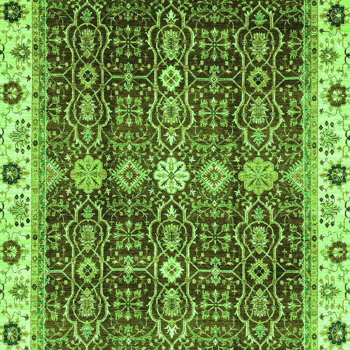 Abstract Green Modern Rug, abs3130grn