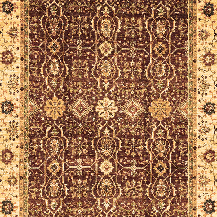Abstract Brown Modern Rug, abs3130brn